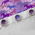 thumbnail image 4 of Homewish Magical Unicorn Curtains Pack of 2 (42x84 Each) For Kids,Gradient Ombre Curtains Blackout,Dreamy Princess Bedroom Curtains,Breathable Home Decor, 4 of 6