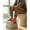 thumbnail image 7 of MR.SIGA Toilet Stool Squat Adult Bathroom Foot Stool, Off-White & Dark Gray | Heavy Duty Anti-Slip Bathroom Step for Improved Posture, 7 of 7