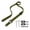 Army Green 1T4, variant on Qonioi Two-Point Rifle Sling with Swivel Base, Adjustable Nylon Strap for Outdoor Shooting, Hunting Rifle Carry Strap
