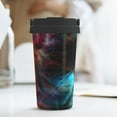 thumbnail image 6 of Goofa Neon Spectrum Cat Portrait for Insulated Travel Coffee Mug Spill Proof Leak Proof 16 OZCoffee Tumbler Reusable Coffee Cups with Lids Thermos for Hot and Cold Drink, 6 of 8