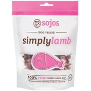 Angle View: Sojos Simply Lamb Freeze-Dried Dog Treats, 4 oz