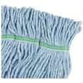 thumbnail image 5 of Boardwalk BWK502BLEA 5 in. Headband Super Loop Cotton/Synthetic Fiber Wet Mop Heads - Blue, Medium, 5 of 10