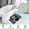 thumbnail image 3 of Collie Polyester Non-Slip Indoor Carpet Kitchen Mat - Machine Washable Door Rug Chair Mat, 3 of 6
