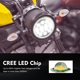 thumbnail image 1 of Faro delantero LED Angel Eye Hi/Lo de 575 pulgadas con DRL para Harley Davidson Ndcxsfigh Accesorios para autos y motos, 1 of 8