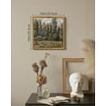 thumbnail image 5 of Drsoum Vintage Forest Scenery Home Decor Retro Woodland Landscape Canvas Wall Art Rustic Farmhouse Bathroom Office Decor 10x10in Natural Framed Frame, 5 of 5