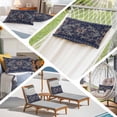thumbnail image 6 of Navy Blue Boho Pillow Covers King, Abstract Art Ethnic Vintage Geometric Soft Brushed Microfiber Breathable Throw Pillow Covers, Pillowcase with Zipper for Couch Sofa Bedroom Living Room 20"x36", 6 of 9