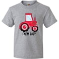 thumbnail image 3 of Inktastic Farming Red Tractor Farm Baby Youth T-Shirt, 3 of 5