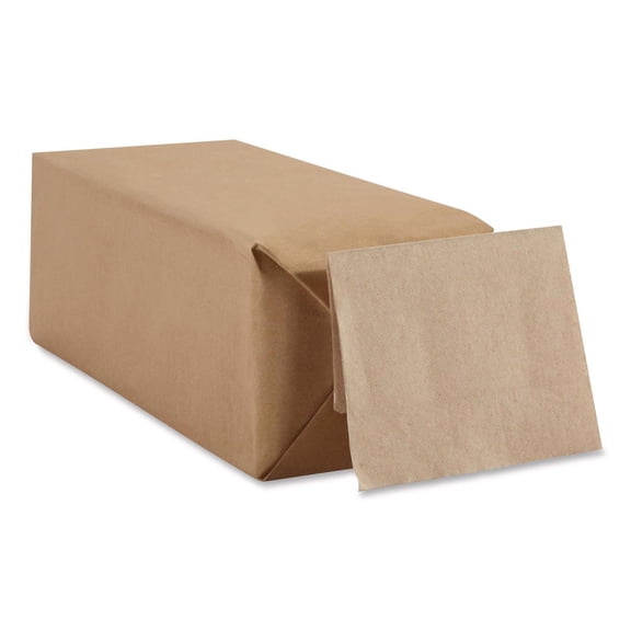 Dixie Full-Fold Dispenser Napkins, 1-Ply, 12 x 13, Brown, 600/Pack, 12 PK/CT
