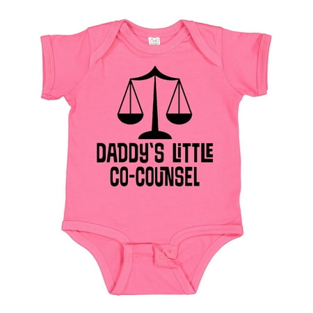 

Inktastic Daddy Little Co Counsel Lawyer Gift Baby Boy or Baby Girl Bodysuit
