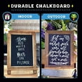 thumbnail image 5 of VersaChalk Wooden Tabletop Chalkboard, Kickstand, 13"x9", Magnetic, Includes White Fine Tip Marker, 5 of 9