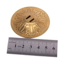 thumbnail image 4 of FONDOTIN Golden Copper Finger Cymbals for Belly Dance Featuring Textured Design, 4 of 5