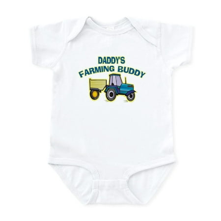 

CafePress - Daddy s Farming Buddy Infant Bodysuit - Baby Light Bodysuit Size Newborn - 24 Months