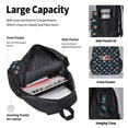 thumbnail image 4 of Disketp Fast Food Mochila Estampada de Gran Capacidad con Lonchera y Estuche, Set de 3 Piezas para Estudiantes, 4 of 7