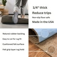 thumbnail image 5 of Koeckritz Rugs Premium RugLock .345" Indoor Non-Slip Felt & Rubber Rug Pad, 6' x 8', 5 of 7