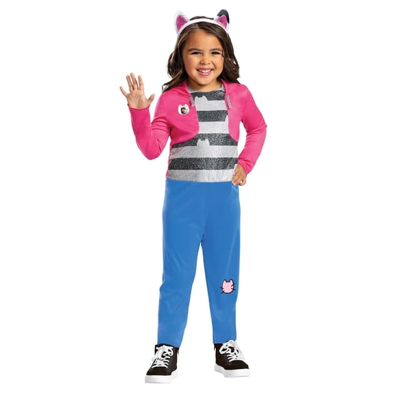 Disguise Toddler Girls' Gabby's Dollhouse Classic Gabby Jumpsuit Costume - Size 4-6