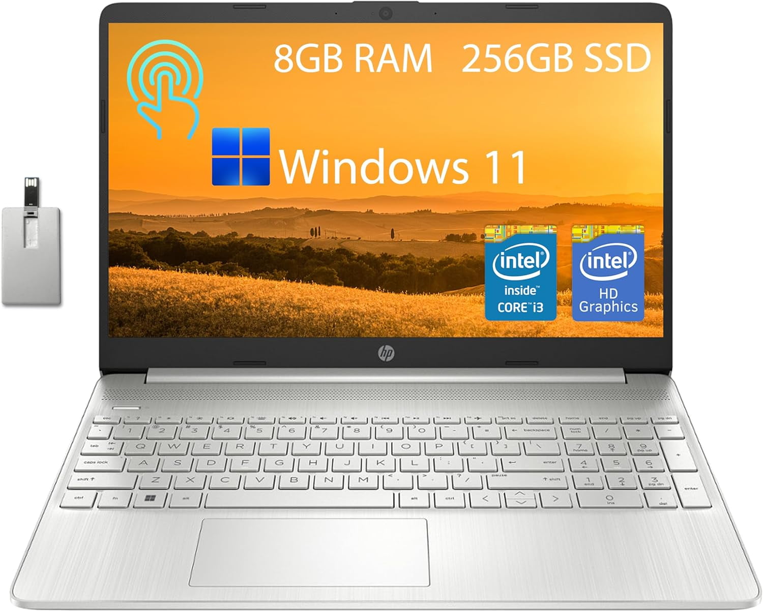 HP Windows11Pro i3-8100 メモリ8GB SSD360GB HP 15.6