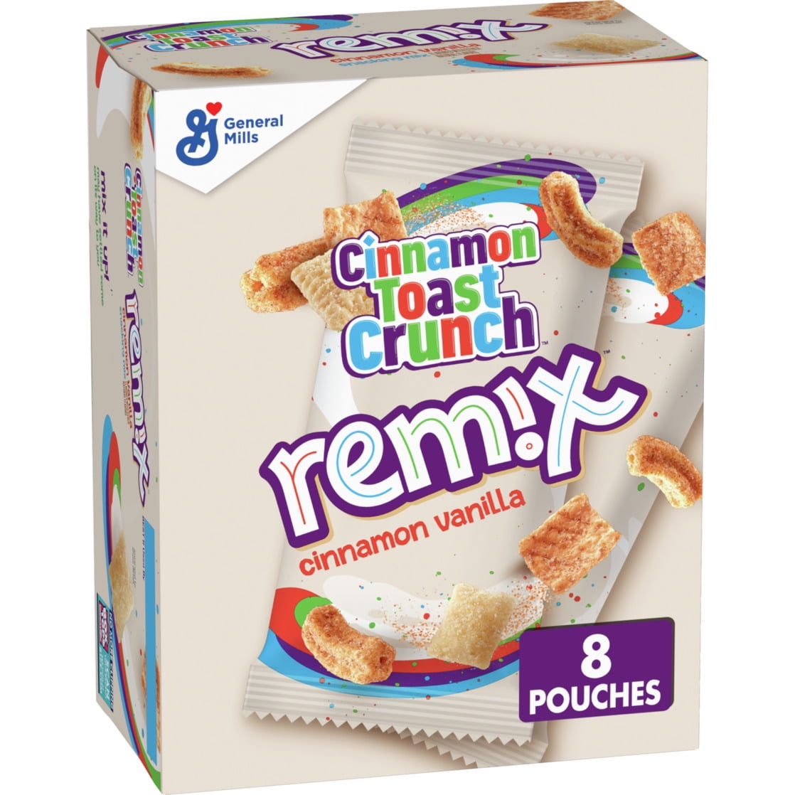 Cinnamon Toast Crunch Remix, Multipack, Snack Mix, 8 Pouches