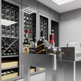 thumbnail image 4 of AmGood 15 in. Single Tier Stainless Steel Speed Rail Rack for Commercial Bars, NSF, 4 of 7