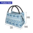thumbnail image 2 of Fotbe Sea Underwater Jellyfish Bolsa Térmica Portátil con Estampado, Bolsa de Entrega de Alimentos Aislada, Bolsa Reutilizable de Gran Capacidad para Comidas y Supermercado, 2 of 6