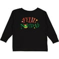 thumbnail image 3 of Inktastic Feliz Navidad Christmas Boys or Girls Long Sleeve Toddler T-Shirt, 3 of 5