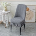 thumbnail image 2 of sruoe Dining Chair Covers, Chair Slipcovers Seat Protector, Removable Washable Seat Cover, Elastic Stretch Soft Dining Chair Slipcover for Living Room, Kitchen, 2 of 6