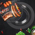 Barbecue Grill Plate Stove Top Koreanstyle BBQ Pans Nonstick Indoor