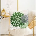 thumbnail image 3 of Decorative Throw Pillow Covers Set of 2 Sage green Pillow Covers 22x22 inch Throw Pillow Cases Linen Square Pillow Case,Farmhouse Outdoor Modern Floral Pillow Covers for Couch Sofa Living Room, 3 of 6