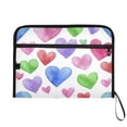 thumbnail image 7 of Organ Folder 14.2 x 0.8 x 10.6 Inches 13 Separate Pockets A4 Size Documents Folder A Sort Storage File Manager For The Home Office Colorful Heart Pattern, 7 of 7