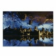 thumbnail image 1 of Landscape Cutting Board, Geographic Formations in a Mysterious Cave with Reflections on Water Photo, Decorative Tempered Glass Cutting and Serving Board, in 3 Sizes, by Ambesonne, 1 of 2