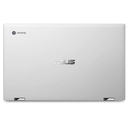 ASUS - Flip C434TA 2-in-1 14" Touch-Screen Chromebook - Intel Core m3 - 4GB Memory - 64GB eMMC Flash Memory - Spangle Silver