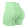 thumbnail image 6 of NELEUS Womens Workout Shorts High Waist Athletic Seamless Butty Lift Yoga Shorts 1 Pack, Light Green, US Size XL, 6 of 7