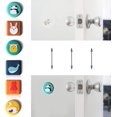 thumbnail image 5 of Tope de puerta adhesivo, Tope de puerta Tope de puerta de pared Tope de puerta autoadhesivo Tope de puerta de pared Almohadilla, utilizada para anticolisión de puertas, refrigeradores y muebles (12 pi, 5 of 5