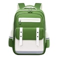 thumbnail image 4 of sususu Backpack for K-12, Lightweight Backpack with Adjustable Straps & Multi-Pockets for School Elementary School Casual Daypack Backpack (Green), 4 of 4