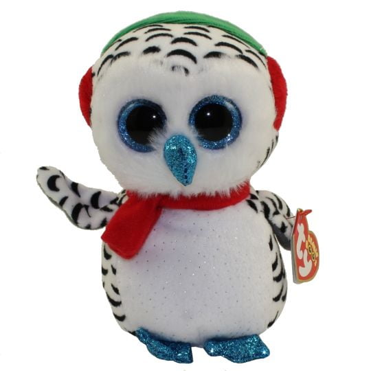 Ty Christmas 2018 Beanie Boos Collection 6" Nester the Owl Plush USA SELLER 