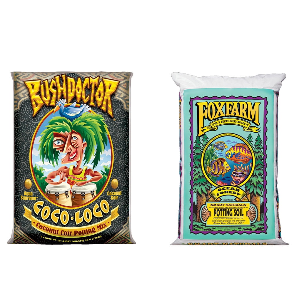 FoxFarm Bush Doctor Coco Loco & Ocean Forest Garden Potting Soil Mix