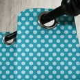 thumbnail image 3 of Ambesonne Teal Grommet Curtain, Polka Dots Soft Sea Colors, 50" x 108", Teal Pale Blue, 3 of 6