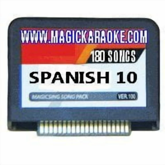 Magic Sing Nuevo Spanish Karaoke Mic Song Chips 180 Songs - Add 180 More Songs to Your Magic Karaoke