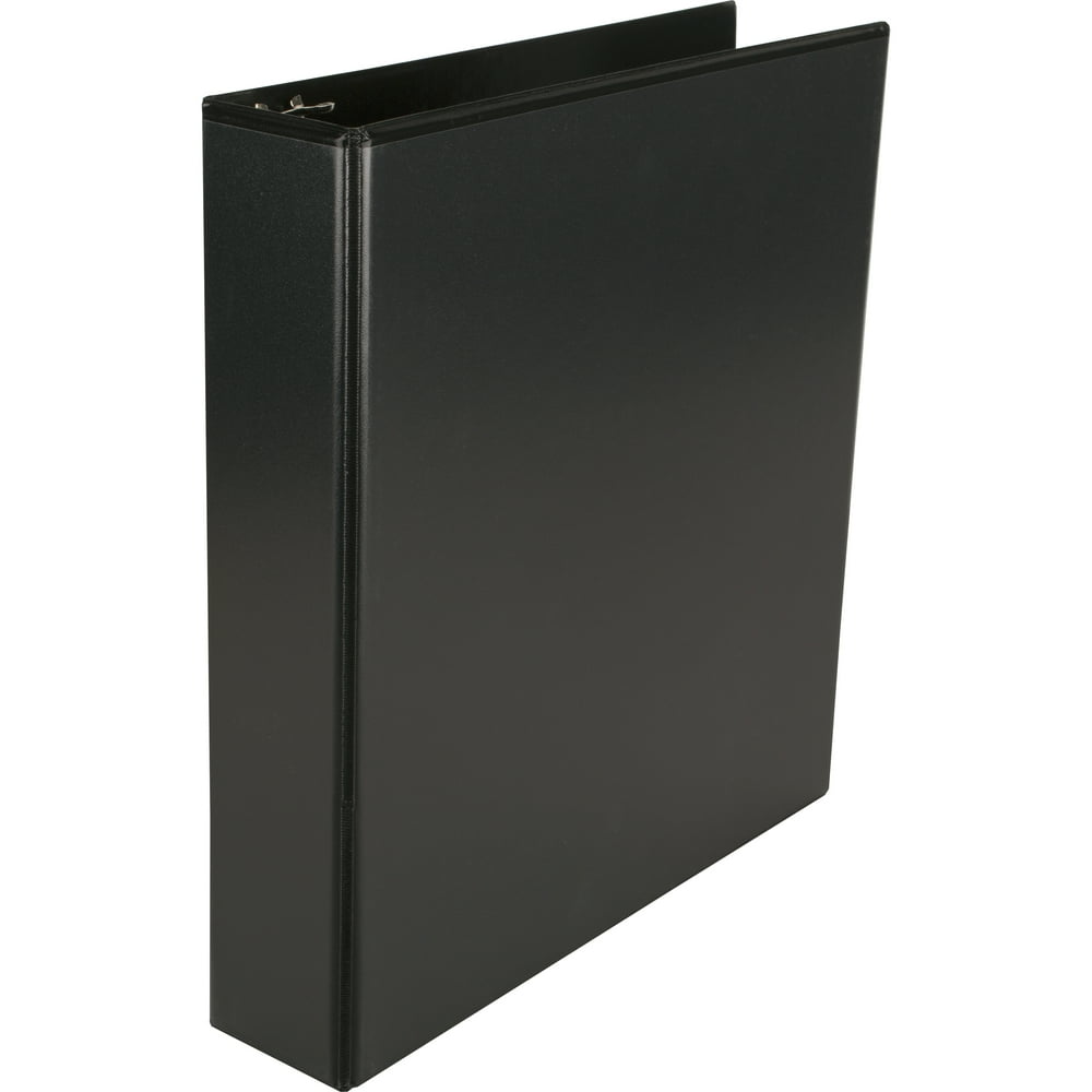 Pen + Gear Basic DRing View Binder, 1 1/2", Black