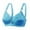 Blue, variant on Women’s Bras Women's Wireless Seamless Matte Mini Rib Bra Purple 95C