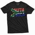 thumbnail image 3 of Men's South Africa Shirt South Africa Country Patriotic Flag Shirt South Africa National Tee (4X-Large Grey), 3 of 7