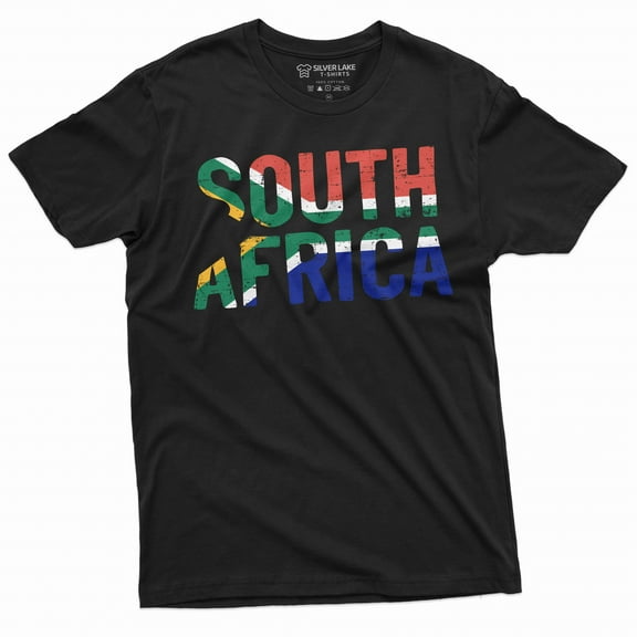 Men's South Africa Shirt South Africa Country Patriotic Flag Shirt South Africa National Tee