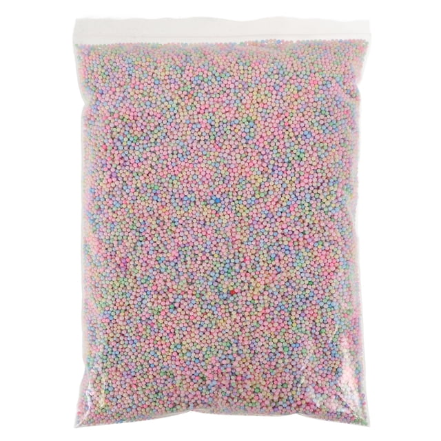 Miangastore 50g Multi Color Polystyrene Foam Beads for Kids Diy Crafts and Party Decoration
