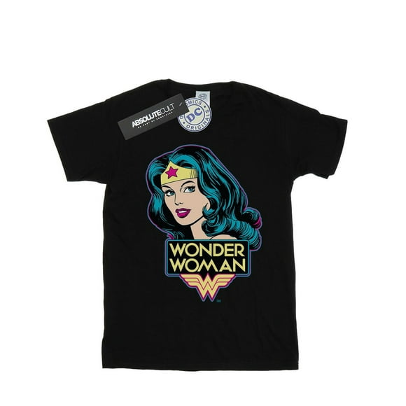 Wonder Woman T-Shirt Tête de Fille