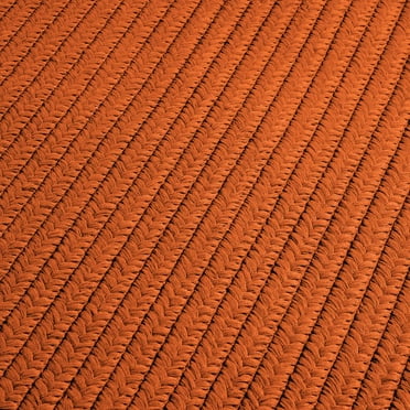 Colonial Mills Reversible Flat-Braid (Rect) Runner - Rust 2'4"x15'
