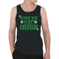 thumbnail image 2 of Kiss Me Im Pretending to Be Irish Funny St. Patricks Day Men's Tank Top, 2 of 3