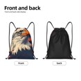 thumbnail image 4 of Bingfone American Bald Eagle A Drawstrings Backpacks Bags for Men Women Gym Drawstrings Bag-Small, 4 of 8