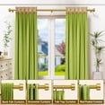 thumbnail image 2 of Heavy Duty Adjustable Curtain Rods for Windows, 1-Inch Diameter Curtain Rod, 32-96 Inches (Bright gold), 2 of 7