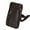 Brown, variant on PU Leather Crossbody Phone Pouch for Men with Adjustable Strap & Belt Clip, 3 Zippered Pockets for Keys, Cards, Fits Smartphones Below 6.9 Inches
