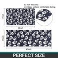 thumbnail image 7 of Navy Skull Pattern Kitchen Rugs Sets Of 2,Anti Fatigue Kitchen Mat Rugs Non Slip Washable,Decorative Kitchen Floor Mats for Kitchen,Sink,Laundry,17"x30"+17"x47", 7 of 7