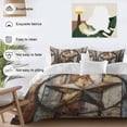 thumbnail image 4 of Vintage Farmhouse Bedding 3 Piece Duvet Cover Set Full Size, Country Western Texas Star Wood Grain Soft Microfiber Comforter Cover with Zipper Closure & Pillowcases, FadeResistant Quilt Cover, 4 of 9